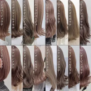 ロング カラー 🥞ベージュ系カラー 【すずきりほ】🥞のヘアスタイル