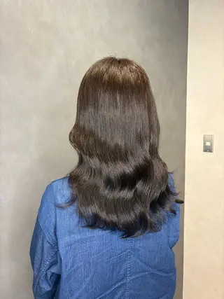 セミロング カラー 大西ひなた/パーマ &メンズカット✨️のヘアスタイル