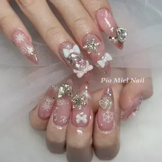 ネイル HANA 長さだしのネイルデザイン