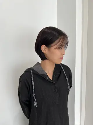 ショート モテヘア/グレージュ /ボブ/前原汐🎐のヘアスタイル