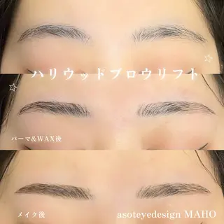 アイブロウ MAHO🤍 asotのマツエク・マツパデザイン