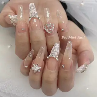 ネイル HANA 長さだしのネイルデザイン