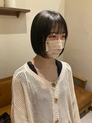 ショート ヘアアレンジ AffECTION大曽根所属・柳実帆/おさまるボブ /ジャニオタ美容師のヘアスタイル
