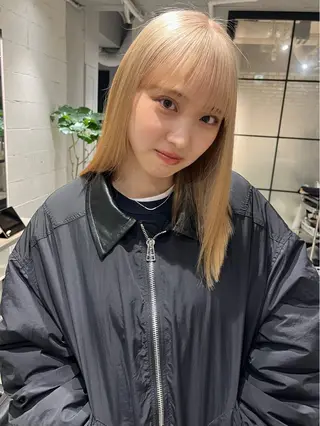 セミロング カラー Juna✂️ レイヤー / ボブのヘアスタイル