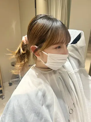 🎀大竹美侑／顔まわ りカット／レイヤーのヘアスタイル