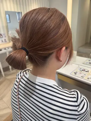 縮毛矯正/白髪ぼかし ショートボブ/鈴木のヘアスタイル