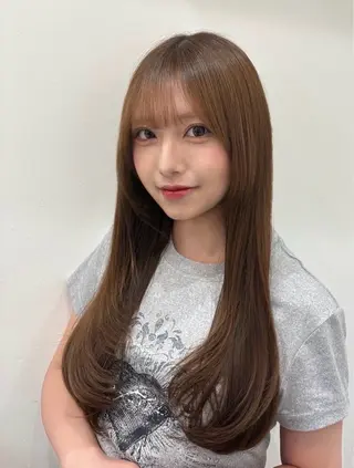 ロング 中谷 幸音のヘアスタイル