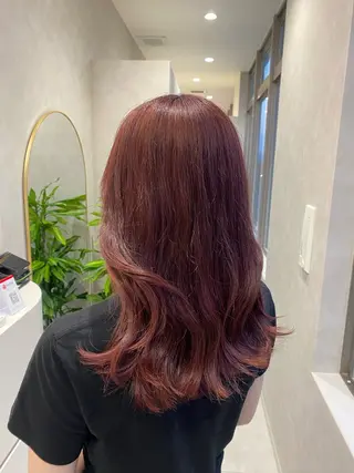 ミディアム カラー 韓国ヘア・カラー 🩵SHIZUKUのヘアスタイル