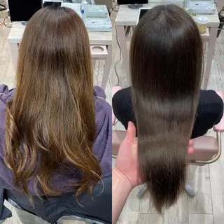 ロング On所属・顔まわりカット🌟 くびれヘア/寺門遥輝のヘアスタイル