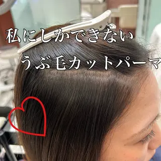 パーマ コテ巻き風パーマ✨ 韓国ヘア🤎近下菜央のヘアスタイル