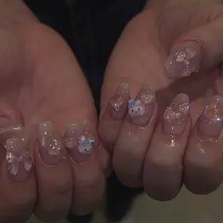 ネイル honoka ガーリーネイル໒꒱のネイルデザイン