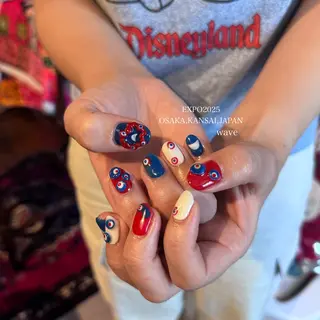 ショート nail space wave所属・nail space waveのネイルデザイン