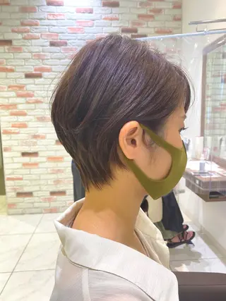 ショート カラー 田中 慎也のヘアスタイル