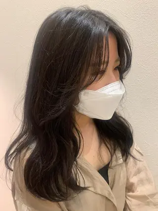 ロング カラー hub hair レイヤー/透明感のヘアスタイル