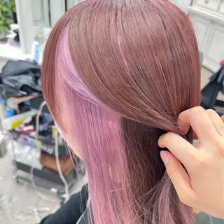 ロング カラー JUNSHIN🦋 ヘアセット／カラーのヘアスタイル