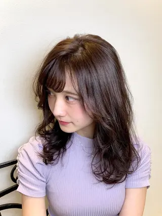 ミディアム FEERIE AVEDA ARIAKE所属・LUMIA/オーナー 西田わかばのヘアスタイル
