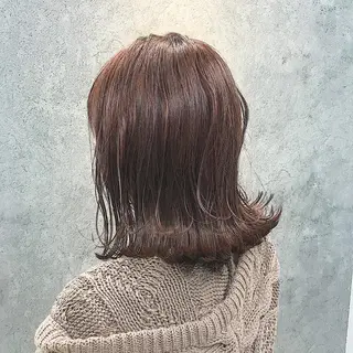 ミディアム 所渉/韓国レイヤー /ウルフカットのヘアスタイル