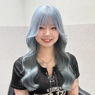 ロング カラー 💖暖色・ハイトーン 🐈みおり💖のヘアスタイル