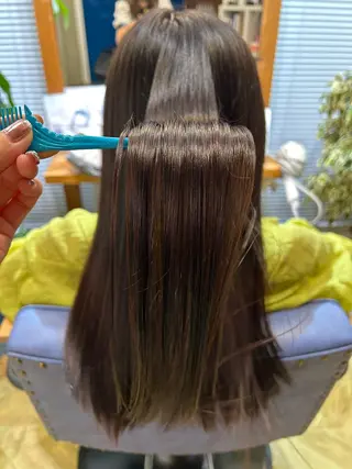 カラー うる艶×韓国hair 【아스카🌸アスカ】のヘアスタイル