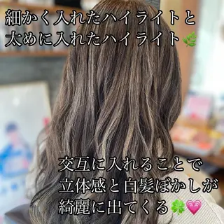 セミロング 加藤 実穂のヘアスタイル