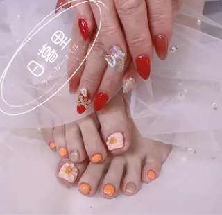 ネイル ラベンダー💖日暮里 ルル💖ネイルのネイルデザイン