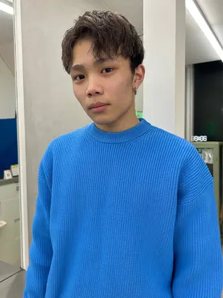 カラー メンズ 中津 /kipi アカネのヘアスタイル