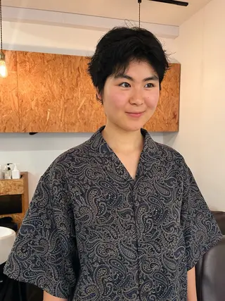 ショート 暖色/パーマ 🌼クニトウメイのヘアスタイル