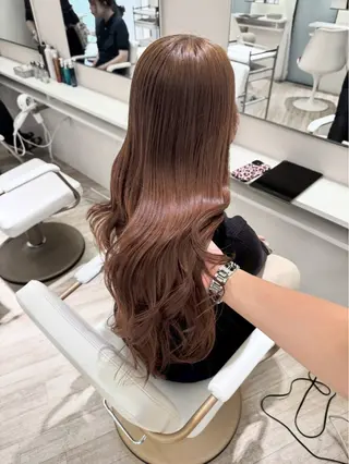 ロング カラー Parve Mix 森 美遥🇰🇷🩶のヘアスタイル