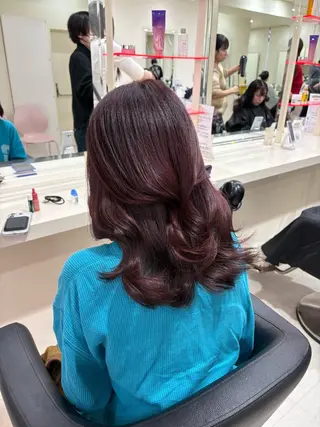セミロング カラー 💟RINNA 艶カラー💟のヘアスタイル