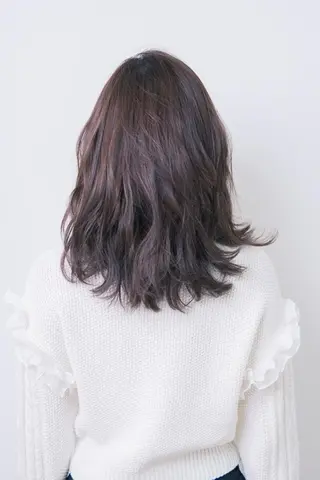 ミディアム a-granz 住吉店のヘアスタイル