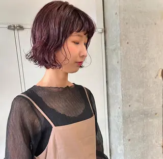 ショート 森綱 悠 /ボブ/ブリーチのヘアスタイル