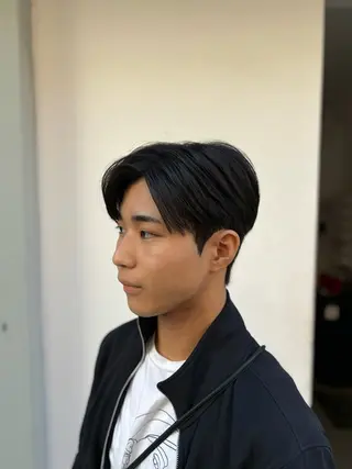 ショート パーマ メンズ 韓国メンズヘア/ ダウンパーマ/歩夢のヘアスタイル