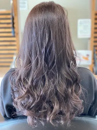 ロング カラー 関口 友行のヘアスタイル