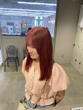 ロング カラー ヘアアレンジ 💗横浜美容室 💗HARUNAのヘアスタイル