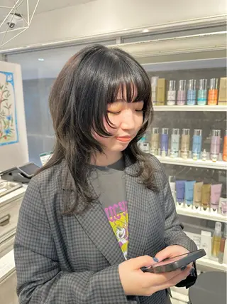 セミロング 透明感/レイヤー/ 姫カット Fukuのヘアスタイル