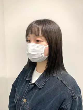 ミディアム カラー レイヤー ハイトーン 暖色⭐︎KANAKOのヘアスタイル