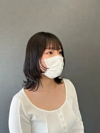 ミディアム 🐈‍⬛吉澤 汀彩🐈‍⬛のヘアスタイル