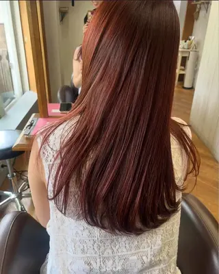 ロング カラー Labyrinth所属・Labyrinth 久場くるみのヘアスタイル