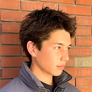 ショート パーマ メンズ 【柏メンズパーマ職人 】店長 KAZUMAのヘアスタイル