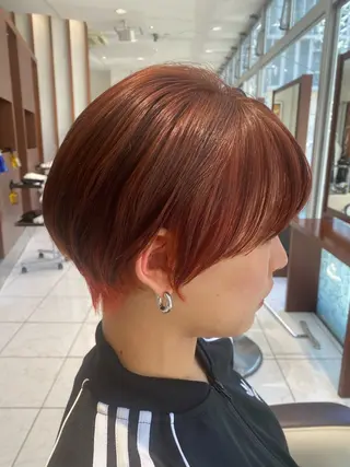 ショート 中谷 明日香のヘアスタイル