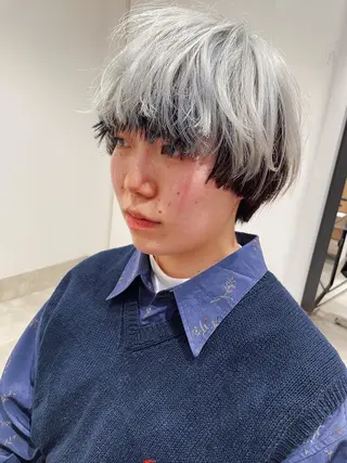 ショート カラー メンズ センスをお届けします 大谷将生INFPのヘアスタイル