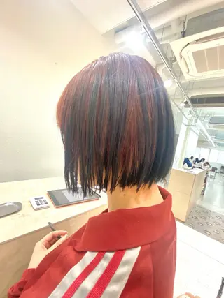 ショート カラー BOB🌟ハイトーン /ブリーチ/TAKUのヘアスタイル