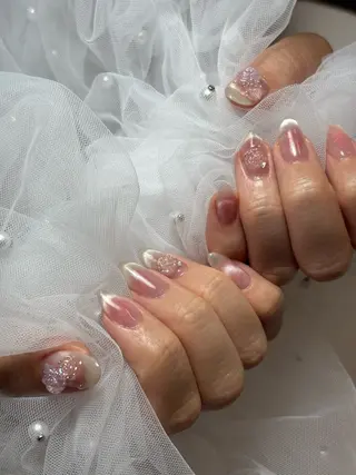 ネイル 三本 綾奈のネイルデザイン