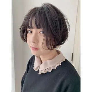 ショート カラー fio マナミのヘアスタイル