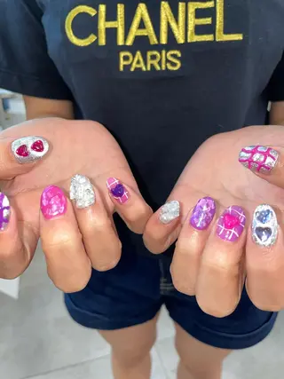 ネイル 🎀ボブ+ハイトーン シュカ👶🏻のヘアスタイル