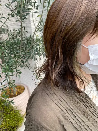 ミディアム カラー 【浜松・豊橋】 ニシモトのヘアスタイル