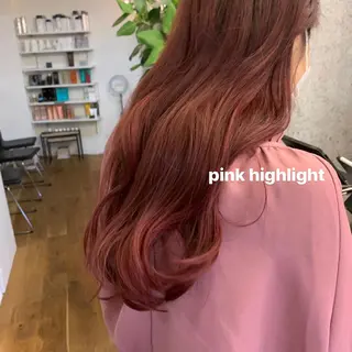 ロング カラー fifth所属・センターパート／マッ シュ／パーマ　あさみのヘアスタイル