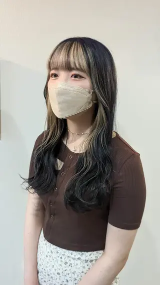 ロング カラー 2do☁️ ワタナベ　アヤのヘアスタイル