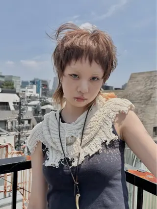 ショート カラー 後藤 一真のヘアスタイル