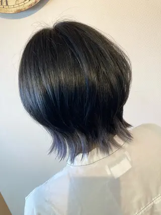 ミディアム カラー maCken所属・松本　友佑 maCkenのヘアスタイル